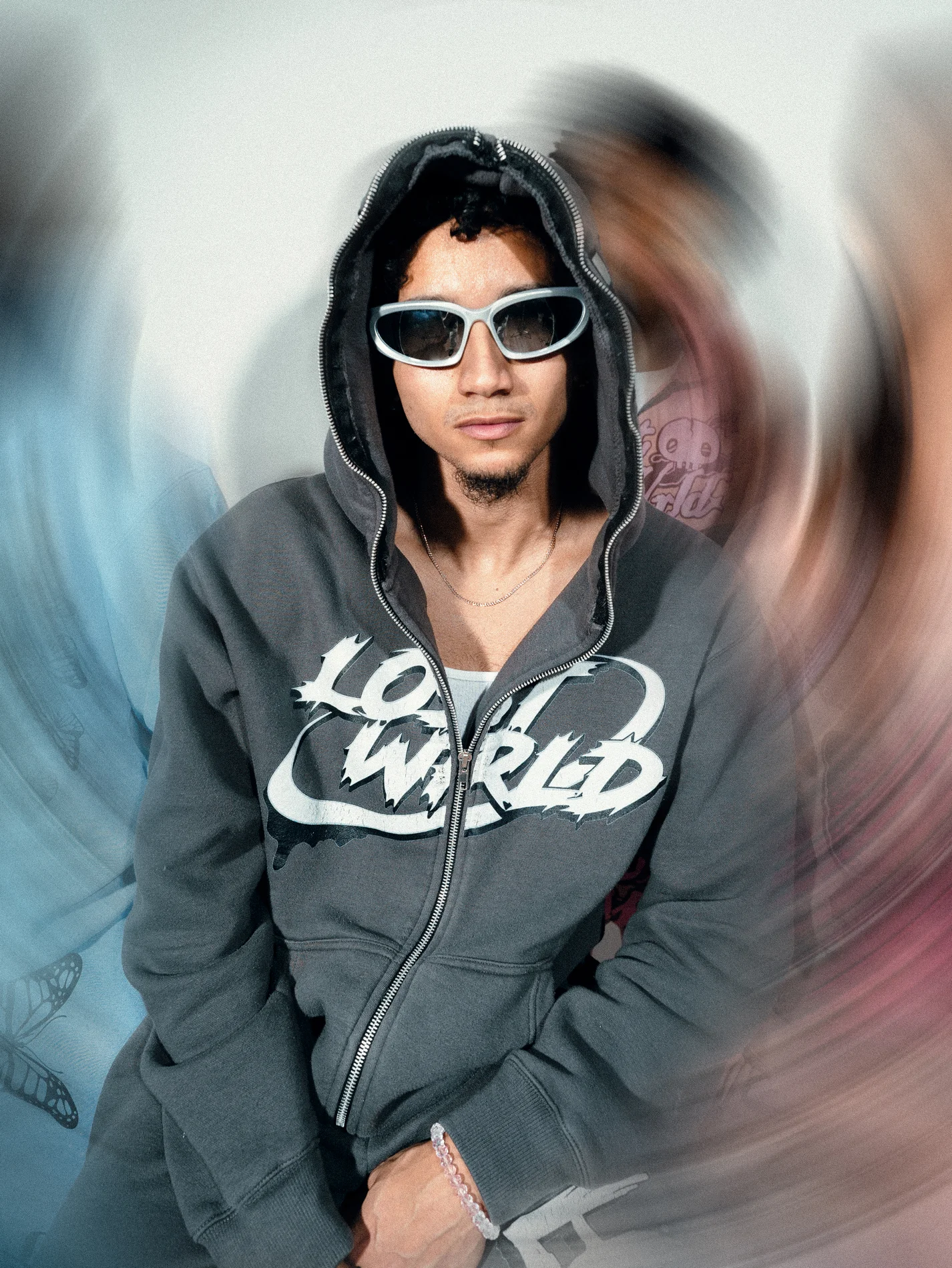 Orbital Zip Hoodie — Gray