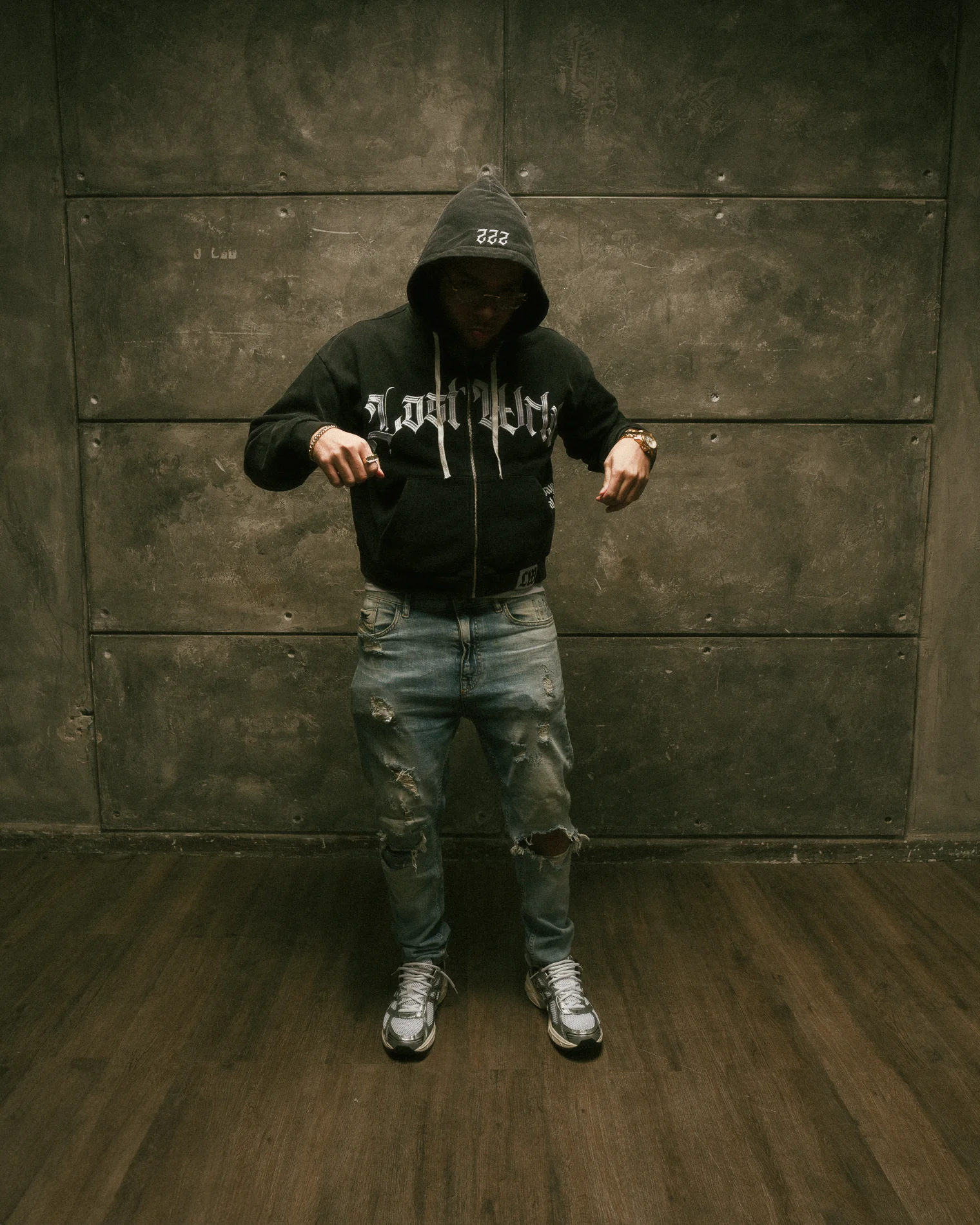 Gothic Zip Hoodie alternate view