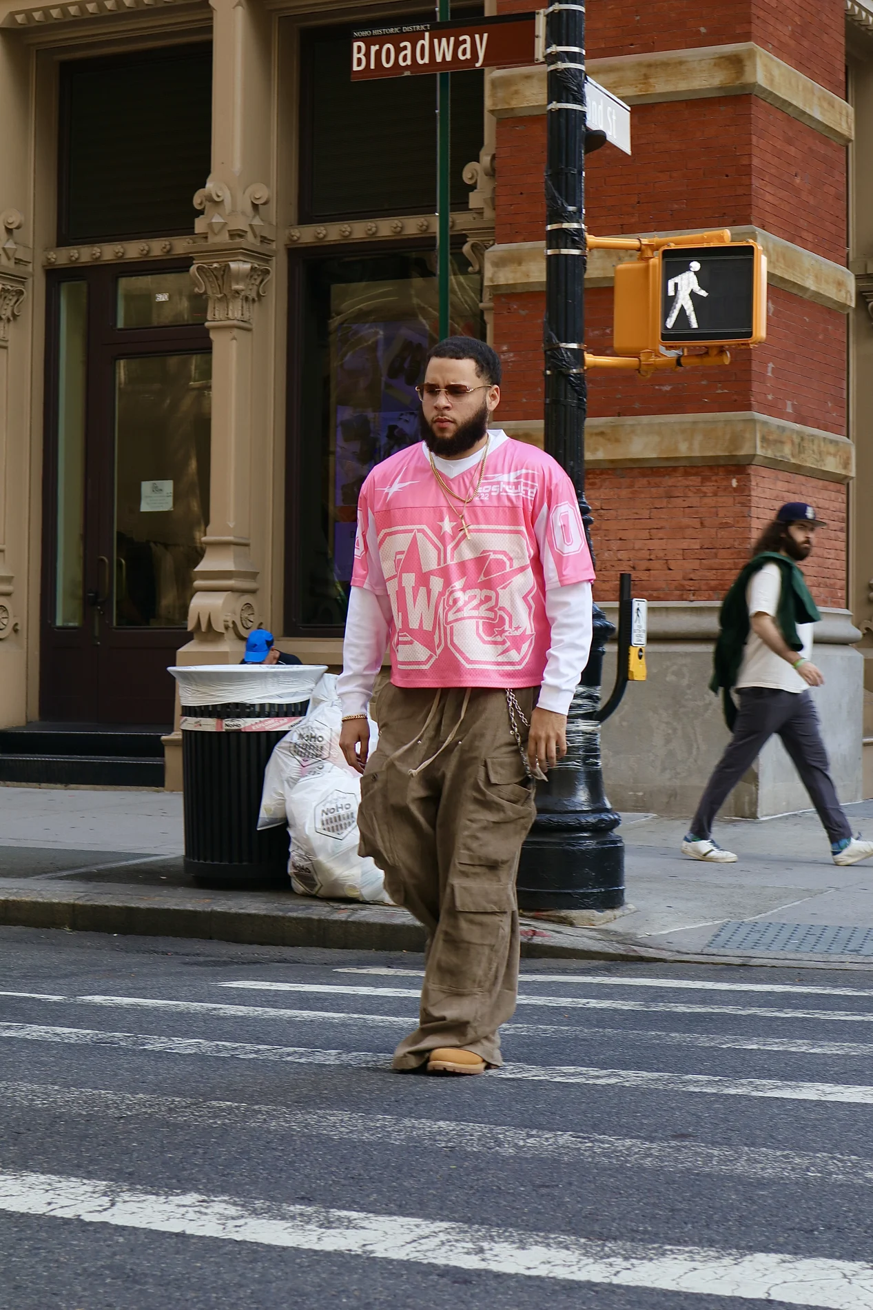 08 Graphic Jersey — Pink